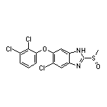 5-Chloro-6-(2,3-dichlorophenoxy)-2-(methylsulfinyl)-1H-benzo[d]imidazole