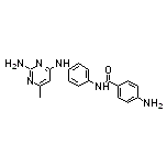 4-Amino-N-[4-[(2-amino-6-methylpyrimidin-4-yl)amino]phenyl]benzamide