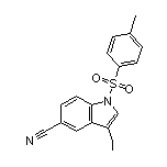 3-Iodo-1-tosyl-1H-indole-5-carbonitrile