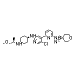 4-[[[5’-Chloro-2’-[[trans-4-[[(R)-1-methoxypropan-2-yl]amino]cyclohexyl]amino]-[2,4’-bipyridin]-6-yl]amino]methyl]tetrahydro-2H-pyran-4-carbonitrile