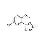 3-(5-Chloro-2-methoxyphenyl)-1-methyl-1H-1,2,4-triazole