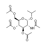 (2R,3S,4R,5R,6S)-5-Acetamido-2-(acetoxymethyl)-6-isopropoxytetrahydro-2H-pyran-3,4-diyl Diacetate