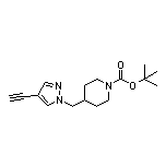 tert-Butyl 4-[(4-Ethynyl-1H-pyrazol-1-yl)methyl]piperidine-1-carboxylate