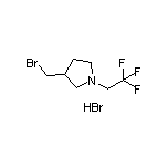 3-(Bromomethyl)-1-(2,2,2-trifluoroethyl)pyrrolidine Hydrobromide