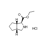 Ethyl (1S,3aR,6aS)-Octahydrocyclopenta[c]pyrrole-1-carboxylate Hydrochloride