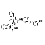 (E)-3-[2-(1-Methyl-1,4,5,6-tetrahydropyrimidin-2-yl)vinyl]phenol 4,4’-Methylenebis(3-hydroxy-2-naphthoate)
