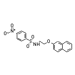 N-[2-(Naphthalen-2-yloxy)ethyl]-4-nitrobenzenesulfonamide