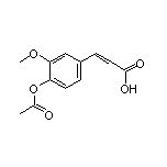 3-(4-Acetoxy-3-methoxyphenyl)acrylic Acid