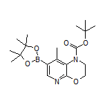 1-Boc-8-methyl-2,3-dihydro-1H-pyrido[2,3-b][1,4]oxazine-7-boronic Acid Pinacol Ester