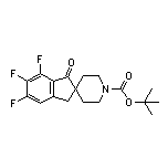 tert-Butyl 5,6,7-Trifluoro-1-oxo-1,3-dihydrospiro[indene-2,4’-piperidine]-1’-carboxylate