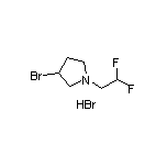 3-Bromo-1-(2,2-difluoroethyl)pyrrolidine Hydrobromide