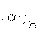 N-(3-Fluorobenzyl)-5-methoxy-N-methylbenzo[b]thiophene-2-carboxamide