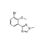 3-(3-Bromo-2-methoxyphenyl)-1-methyl-1H-1,2,4-triazole