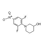 1-(2,6-Difluoro-4-nitrophenyl)piperidin-3-ol