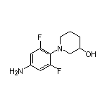 1-(4-Amino-2,6-difluorophenyl)piperidin-3-ol