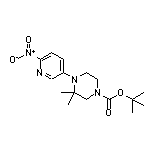 tert-Butyl 3,3-Dimethyl-4-(6-nitropyridin-3-yl)piperazine-1-carboxylate