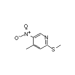 4-Methyl-2-(methylthio)-5-nitropyridine