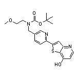 tert-Butyl [[6-(7-Hydroxythieno[3,2-b]pyridin-2-yl)pyridin-3-yl]methyl](2-methoxyethyl)carbamate