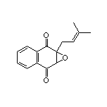 1a-(3-Methylbut-2-en-1-yl)naphtho[2,3-b]oxirene-2,7(1aH,7aH)-dione