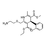 3-Ethyl 5-Methyl (R)-2-[(2-Aminoethoxy)methyl]-4-(2-chlorophenyl)-6-methyl-1,4-dihydropyridine-3,5-dicarboxylate