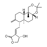 (S,E)-4-Hydroxy-3-[2-[(4aR,6aS,7R,10aS,10bR)-3,3,6a,10b-tetramethyl-8-methylenedecahydro-1H-naphtho[2,1-d][1,3]dioxin-7-yl]ethylidene]dihydrofuran-2(3H)-one