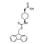 2-[cis-4-[[[(9H-Fluoren-9-yl)methoxy]carbonyl]amino]cyclohexyl]acetic Acid