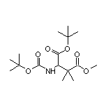 4-tert-Butyl 1-Methyl 3-(Boc-amino)-2,2-dimethylsuccinate