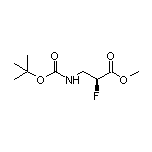 Methyl (S)-3-(Boc-amino)-2-fluoropropanoate