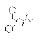 Methyl (S)-3-(Dibenzylamino)-2-fluoropropanoate