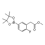 4-Fluoro-3-(2-methoxy-2-oxoethyl)phenylboronic Acid Pinacol Ester