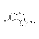 5-Amino-3-(5-chloro-2-methoxyphenyl)-1,2,4-triazole