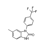 6-Methyl-1-[4-(trifluoromethyl)phenyl]benzimidazol-2(3H)-one