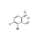 2-Bromo-3-fluoro-6-nitrobenzaldehyde