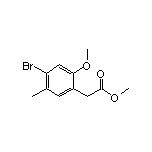 Methyl 4-Bromo-2-methoxy-5-methylphenylacetate