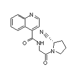 (S)-N-[2-(2-Cyanopyrrolidin-1-yl)-2-oxoethyl]quinoline-4-carboxamide