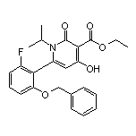 Ethyl 6-[2-(Benzyloxy)-6-fluorophenyl]-4-hydroxy-1-isopropyl-2-oxo-1,2-dihydropyridine-3-carboxylate