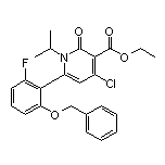 Ethyl 6-[2-(Benzyloxy)-6-fluorophenyl]-4-chloro-1-isopropyl-2-oxo-1,2-dihydropyridine-3-carboxylate