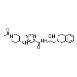 (S)-6-[(1-Acetylpiperidin-4-yl)amino]-N-[3-(3,4-dihydroisoquinolin-2(1H)-yl)-2-hydroxypropyl]pyrimidine-4-carboxamide