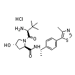 (2R,4S)-1-[(S)-2-Amino-3,3-dimethylbutanoyl]-4-hydroxy-N-[(S)-1-[4-(4-methylthiazol-5-yl)phenyl]ethyl]pyrrolidine-2-carboxamide Hydrochloride