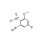 5-Fluoro-3-methoxy-2-nitrobenzonitrile