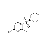 1-[(4-Bromo-2-methylphenyl)sulfonyl]piperidine