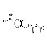 4-[(Boc-amino)methyl]-3-fluorophenylboronic Acid