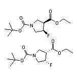 Ethyl cis-1-Boc-4-fluoropyrrolidine-3-carboxylate