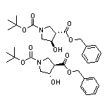 trans-4-Cbz-1-Boc-pyrrolidin-3-ol