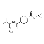 1-Boc-4-[[1-(hydroxyimino)-2-methylpropyl]carbamoyl]piperidine