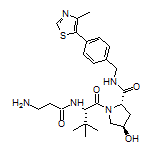 (2S,4R)-1-[(S)-2-(3-Aminopropanamido)-3,3-dimethylbutanoyl]-4-hydroxy-N-[4-(4-methylthiazol-5-yl)benzyl]pyrrolidine-2-carboxamide
