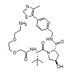 (2S,4R)-1-[(S)-2-[2-[2-(2-Aminoethoxy)ethoxy]acetamido]-3,3-dimethylbutanoyl]-4-hydroxy-N-[4-(4-methylthiazol-5-yl)benzyl]pyrrolidine-2-carboxamide