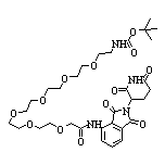 20-(Boc-amino)-N-[2-(2,6-dioxo-3-piperidyl)-1,3-dioxo-4-isoindolinyl]-3,6,9,12,15,18-hexaoxaicosan-1-amide