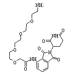 14-Amino-N-[2-(2,6-dioxo-3-piperidyl)-1,3-dioxo-4-isoindolinyl]-3,6,9,12-tetraoxatetradecan-1-amide