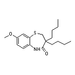 3,3-Dibutyl-8-methoxy-2,3-dihydrobenzo[b][1,4]thiazepin-4(5H)-one